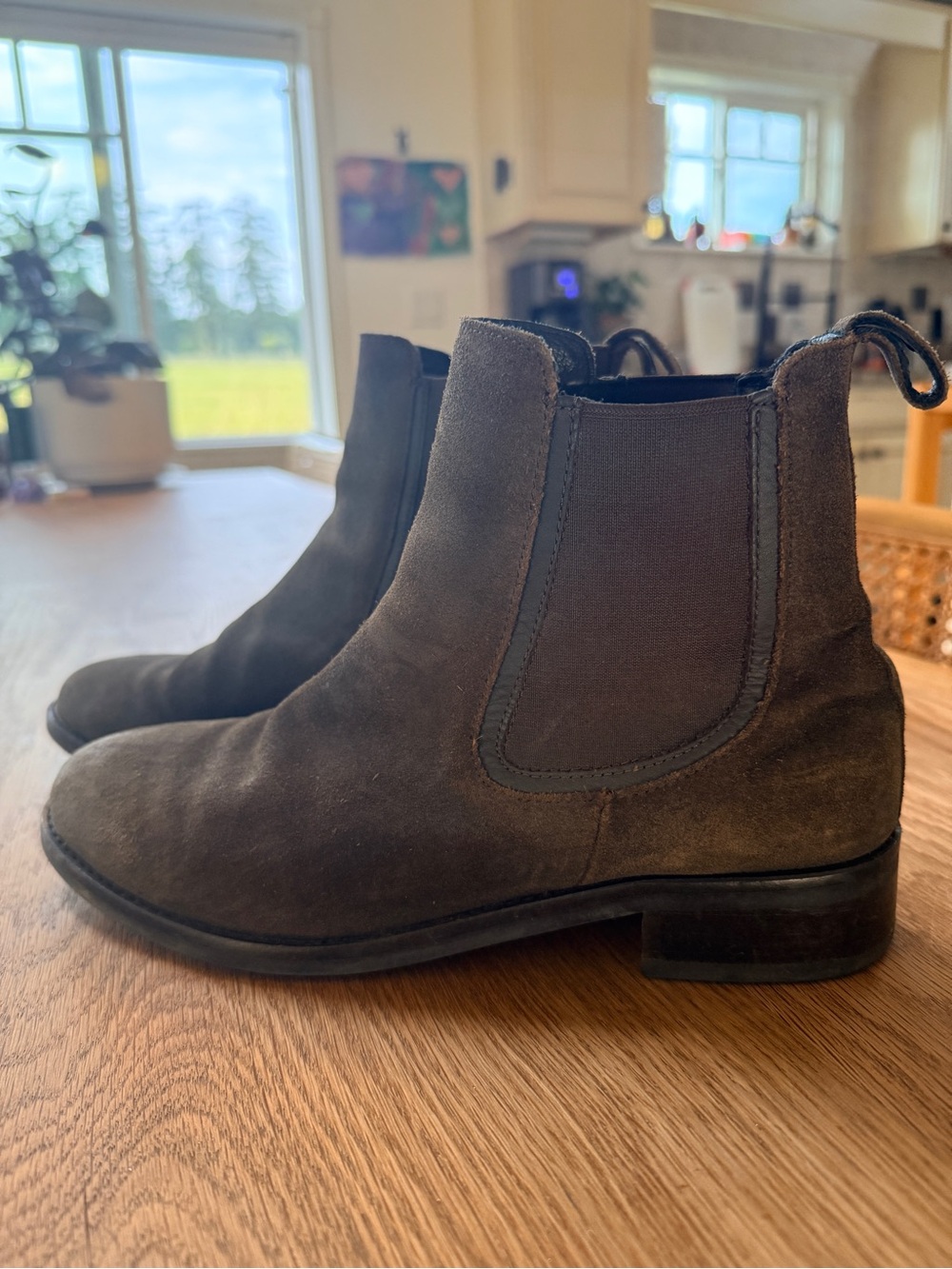 Thursday Boot Company Women's Suede Chelsea Ankle Boots - Brown